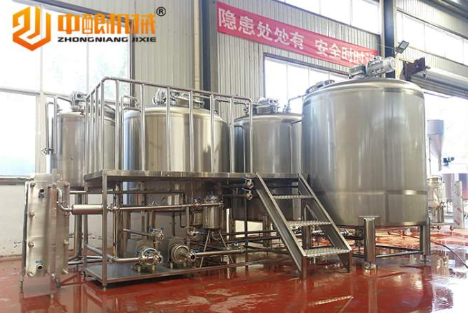 自（zì）釀啤酒設備主要包括的係統