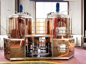 草莓视频网站鍍銅（tóng）精釀啤酒設備