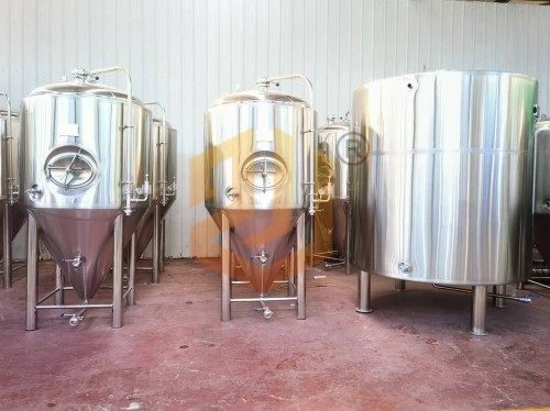 濟南（nán）中（zhōng）釀1到2噸（dūn）小型啤酒廠發酵罐
